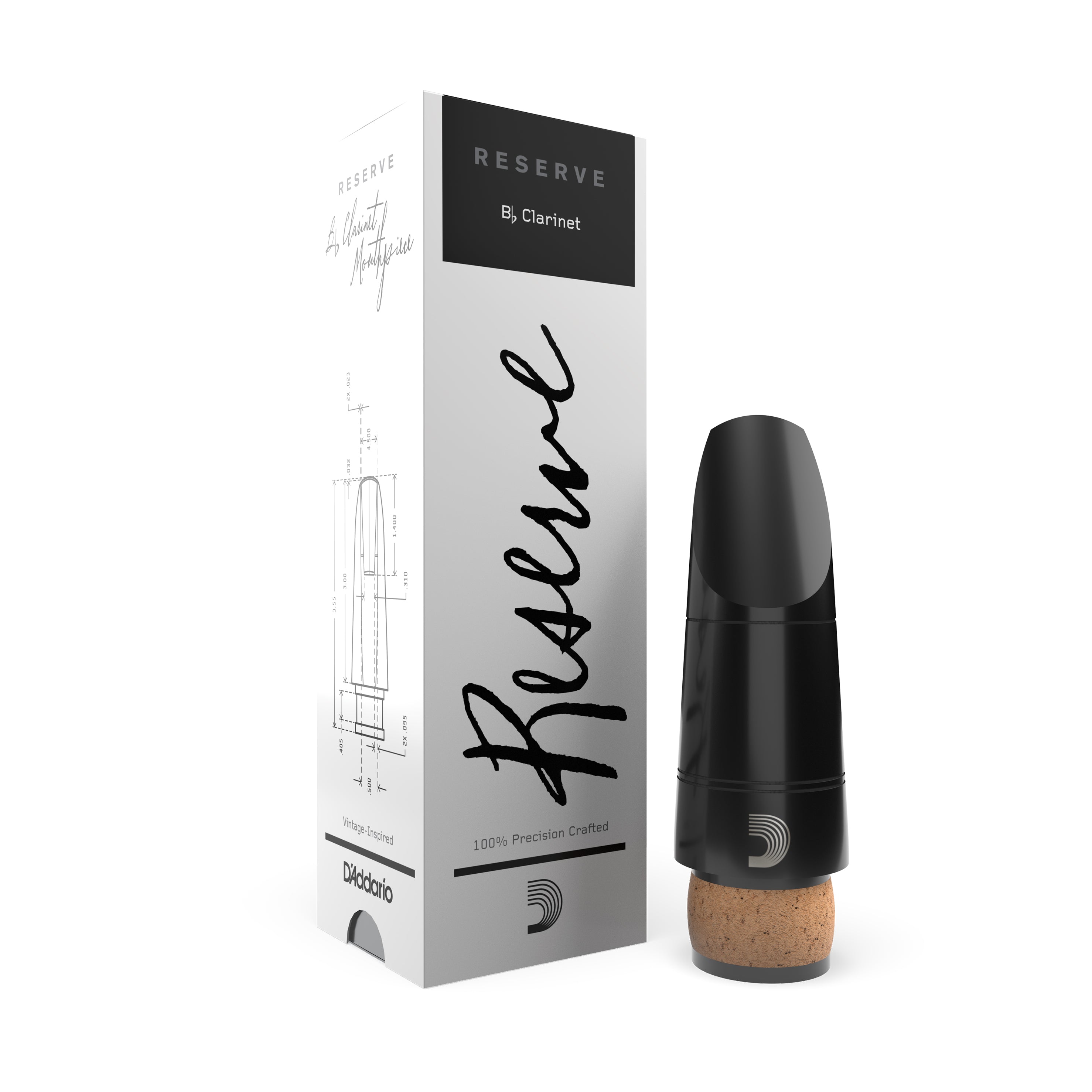 D'Addario Reserve Bb Clarinet Mouthpiece