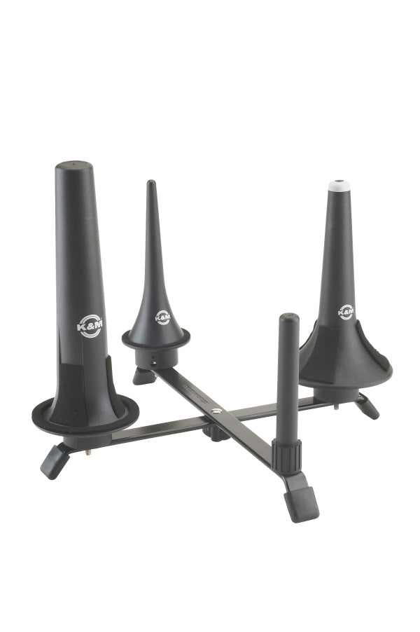 K&M Folding 4 Peg Base Stand - Various Attachments